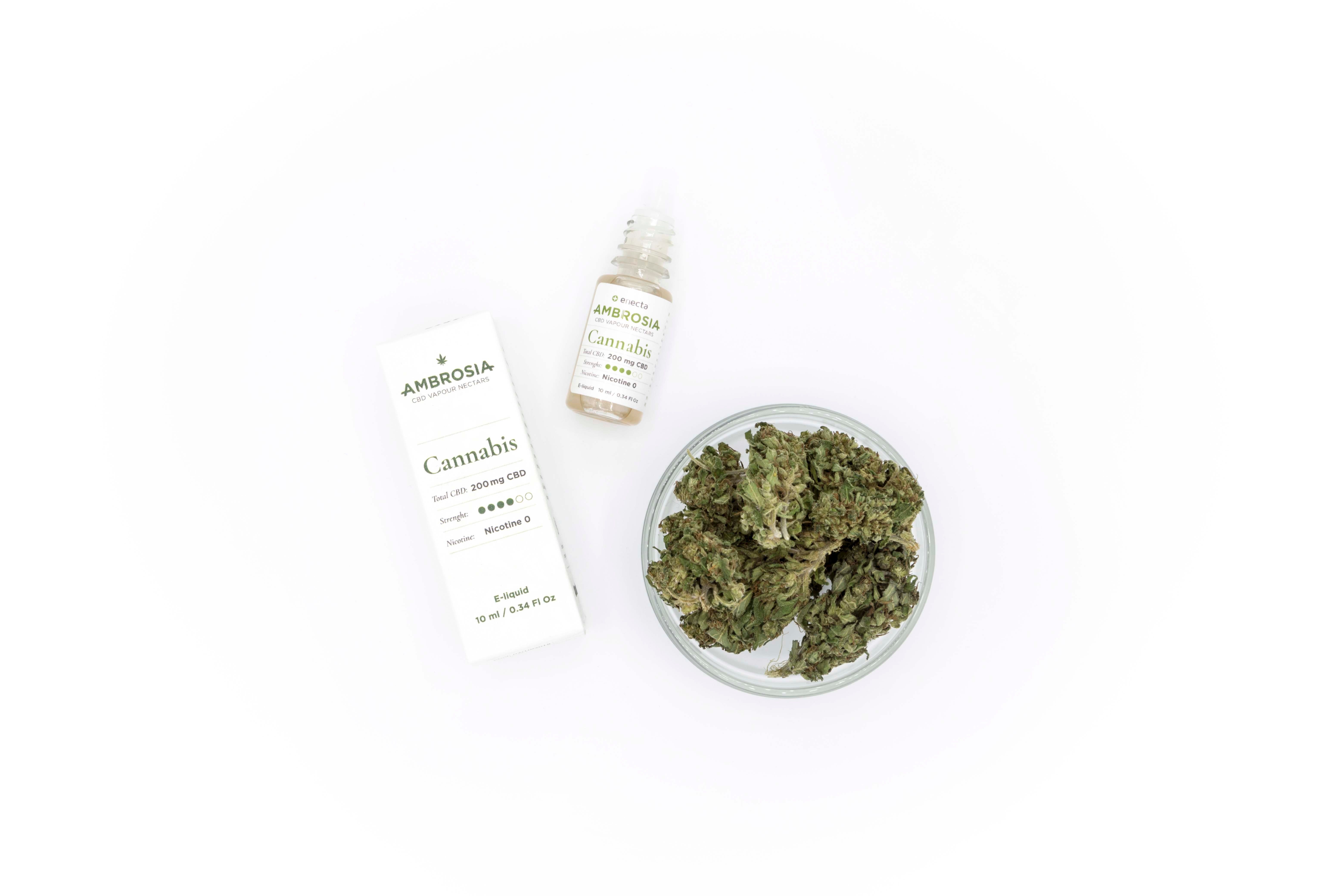 La linea per lo svapo eliquid Ambrosia di Enecta