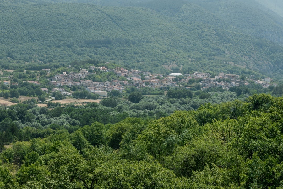 Foto panoramico di paese